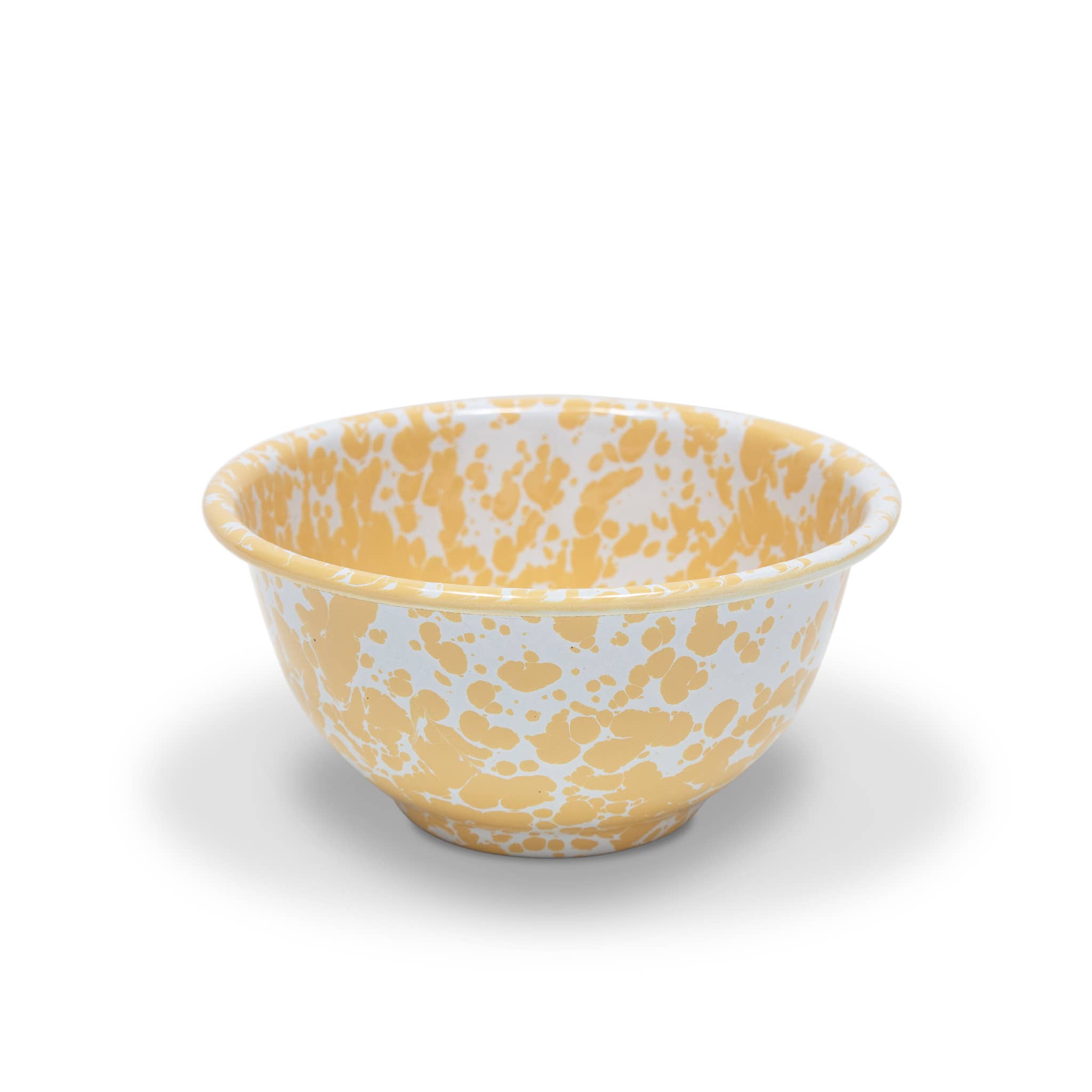 Splatter Enamelware Small Footed Bowl