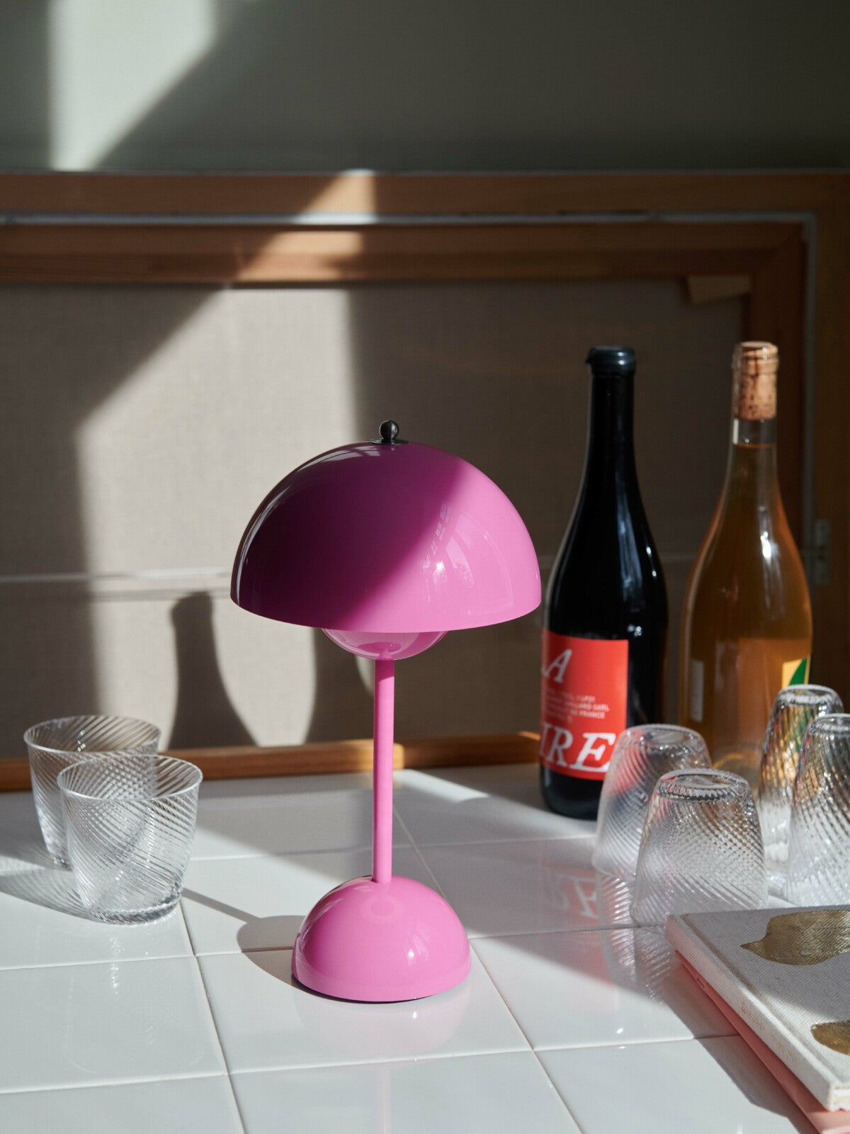 Flowerpot Portable Table Lamp