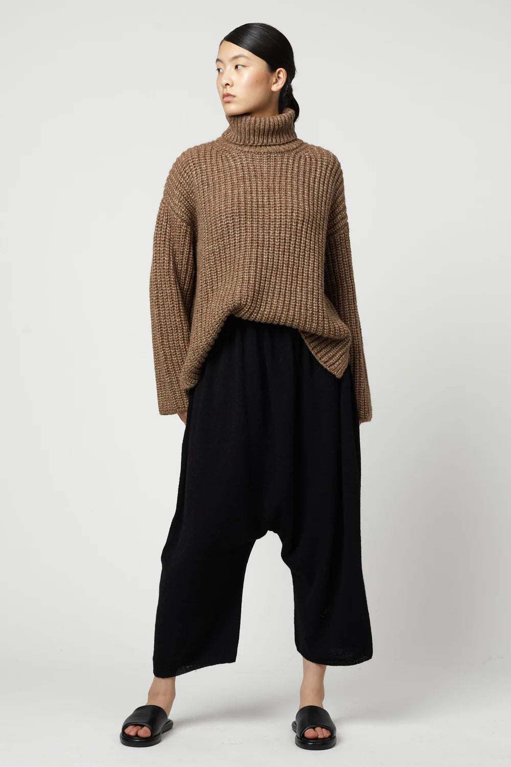 Alpaca Rib Turtleneck