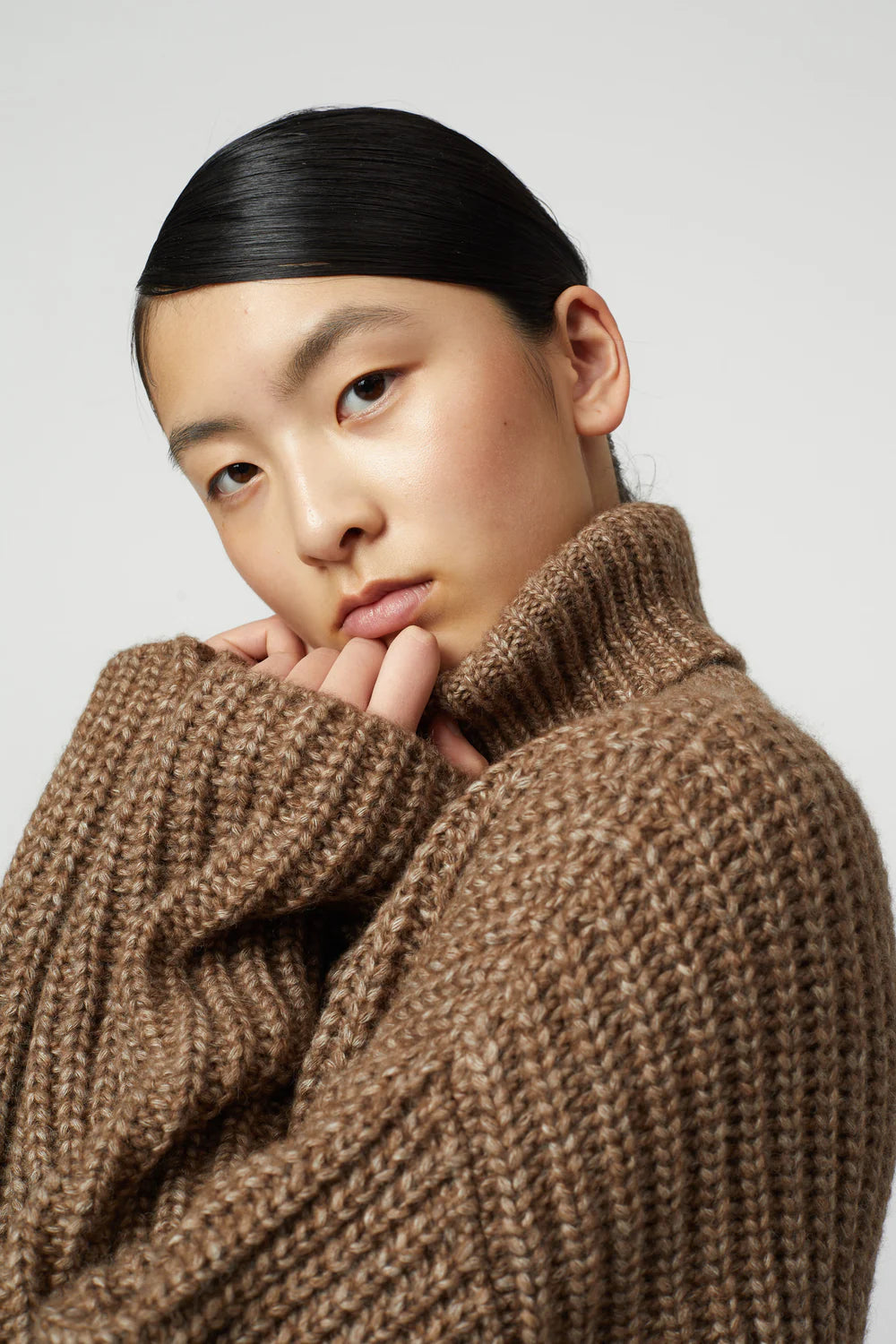 Alpaca Rib Turtleneck