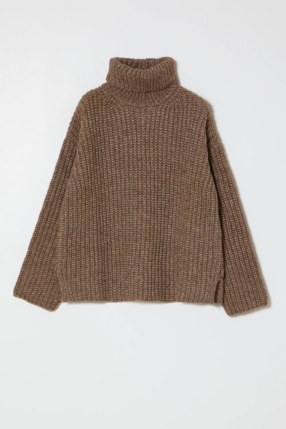 Alpaca Rib Turtleneck