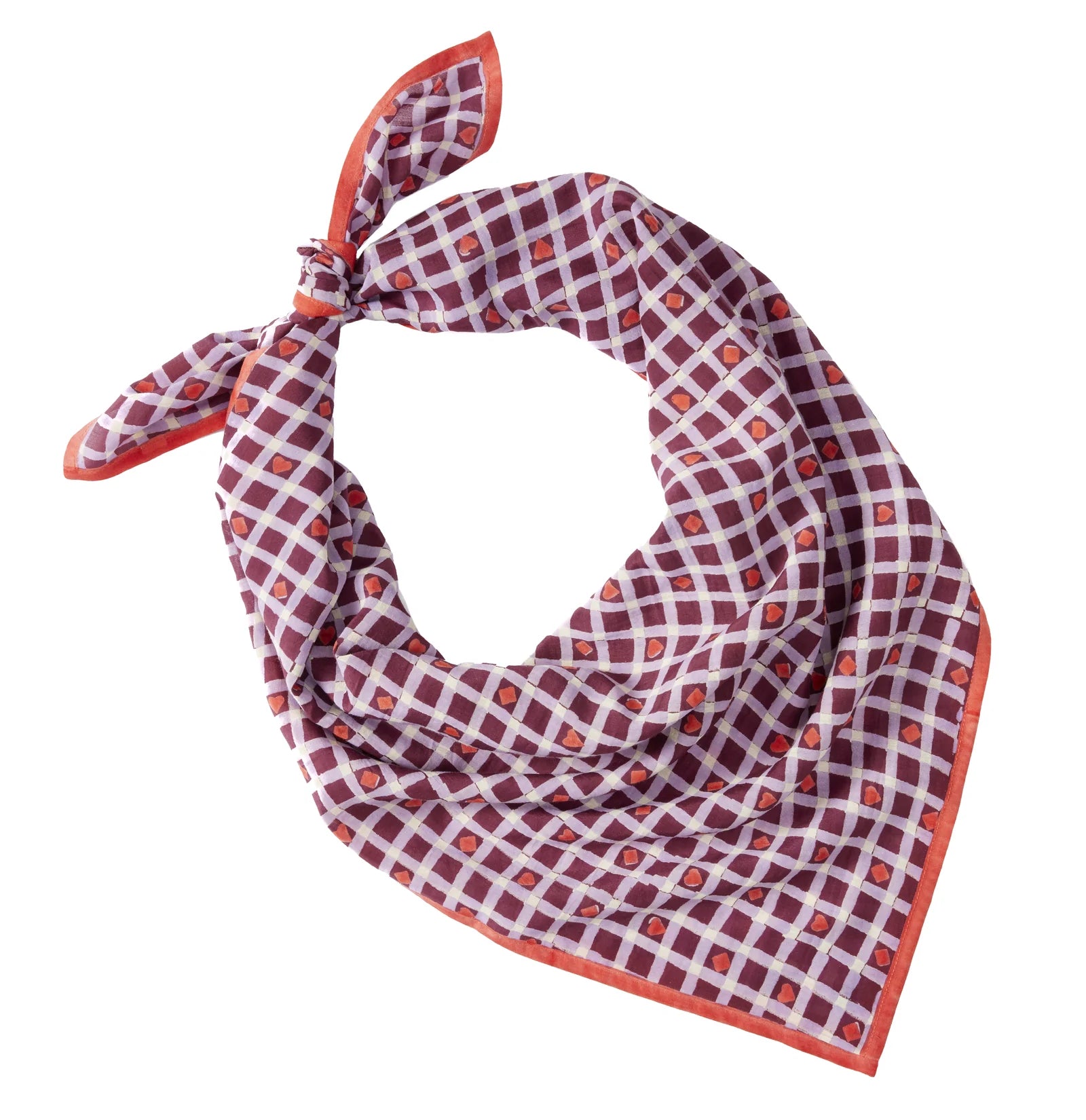 Hearts Square Scarf