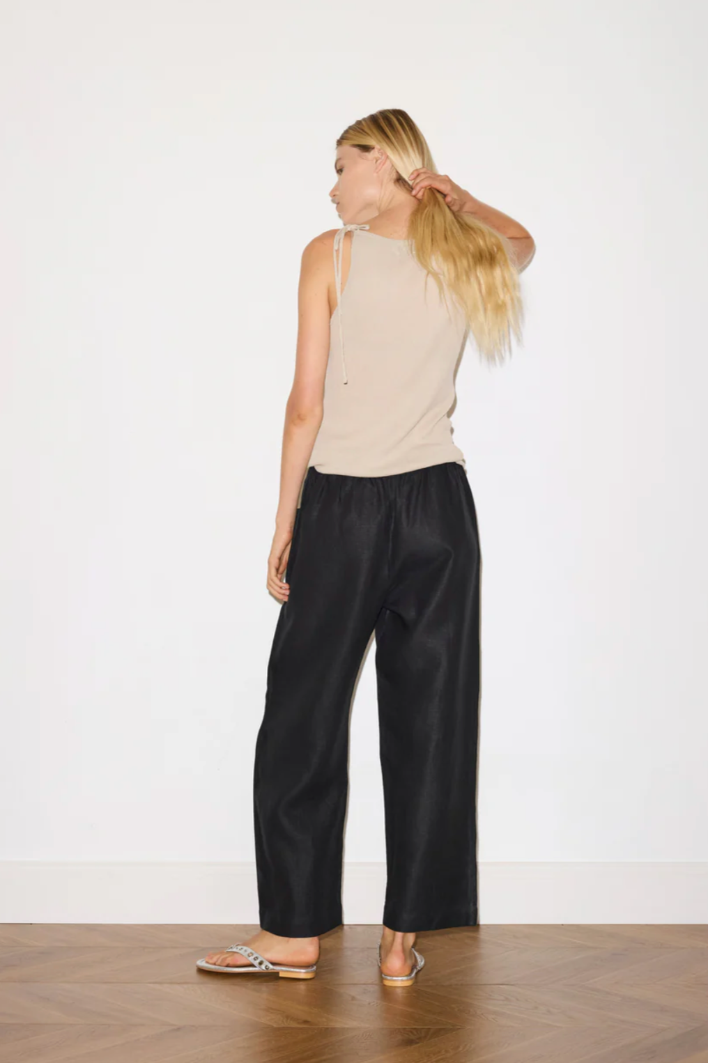 Linen Square Pocket Pant